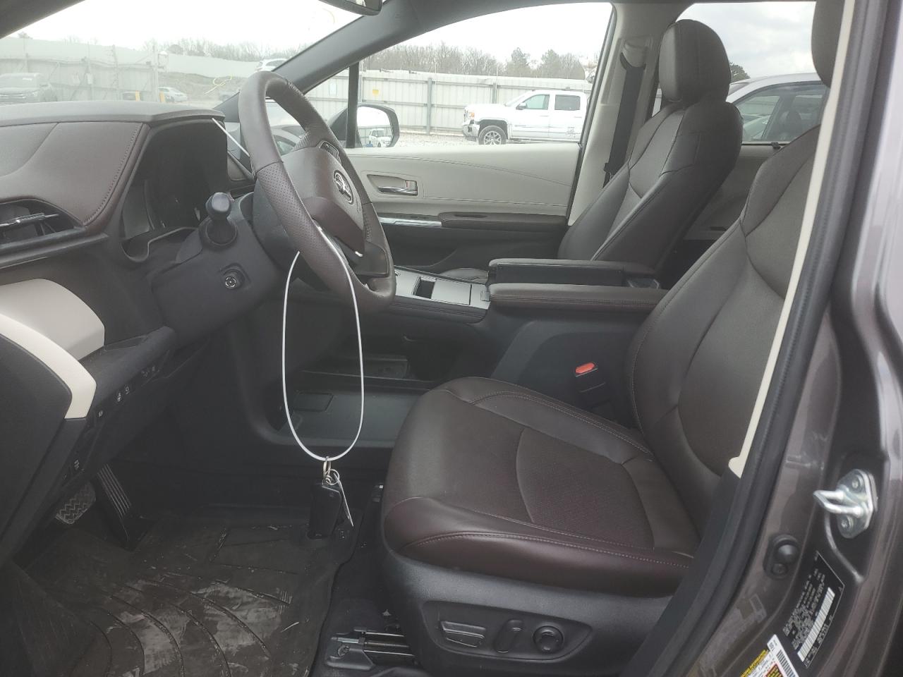 2022 Toyota Sienna VIN 5TDERKEC3NS135567 Copart auction photo, rear end damage thumbnail 7