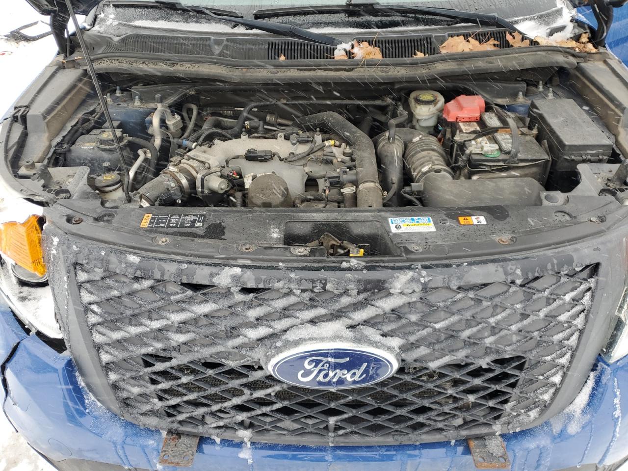 2015 Ford Explorer VIN 1FM5K8AT5FGC52720 Copart auction photo, side damage thumbnail 12