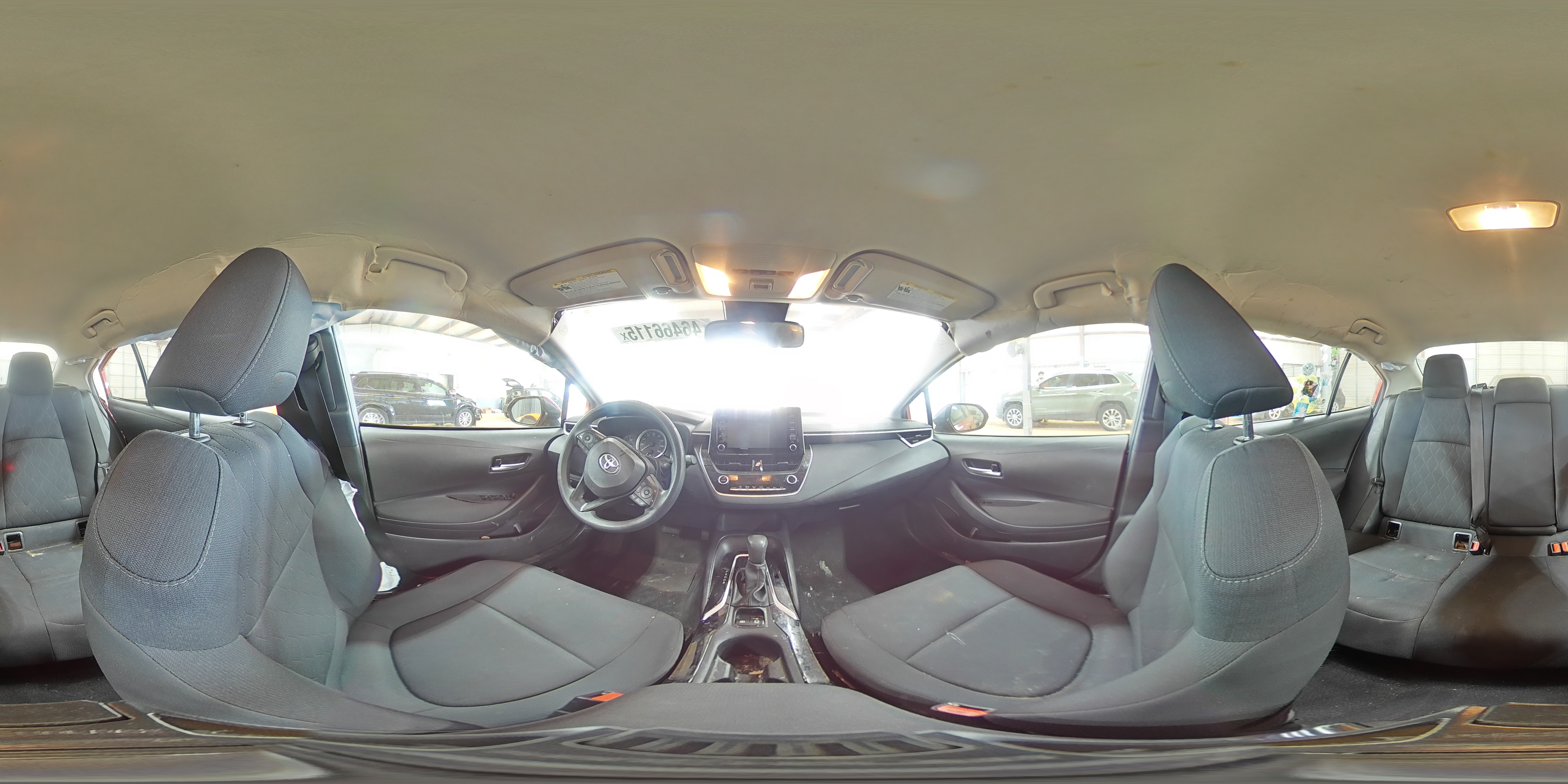2020 Toyota Corolla VIN 5YFEPRAEXLP103419 Copart auction photo, side damage thumbnail 12