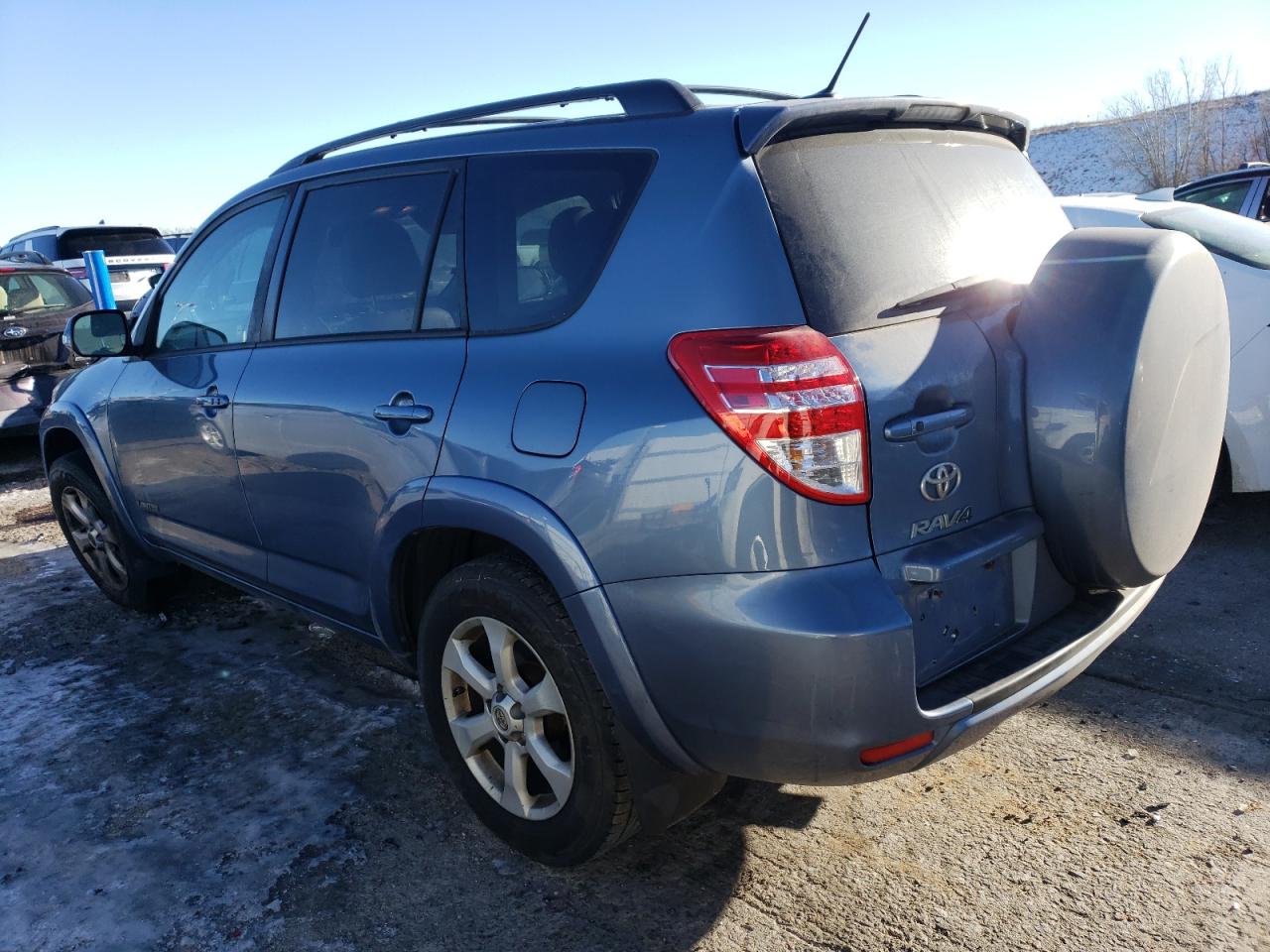 2012 Toyota RAV 4 VIN 2T3DK4DV3CW087711 Copart auction photo, front end / hail damage thumbnail 2
