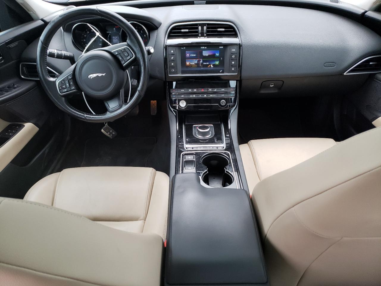 2017 Jaguar XE VIN SAJAJ4BV5HA969916 Copart auction photo, side / front end damage thumbnail 8