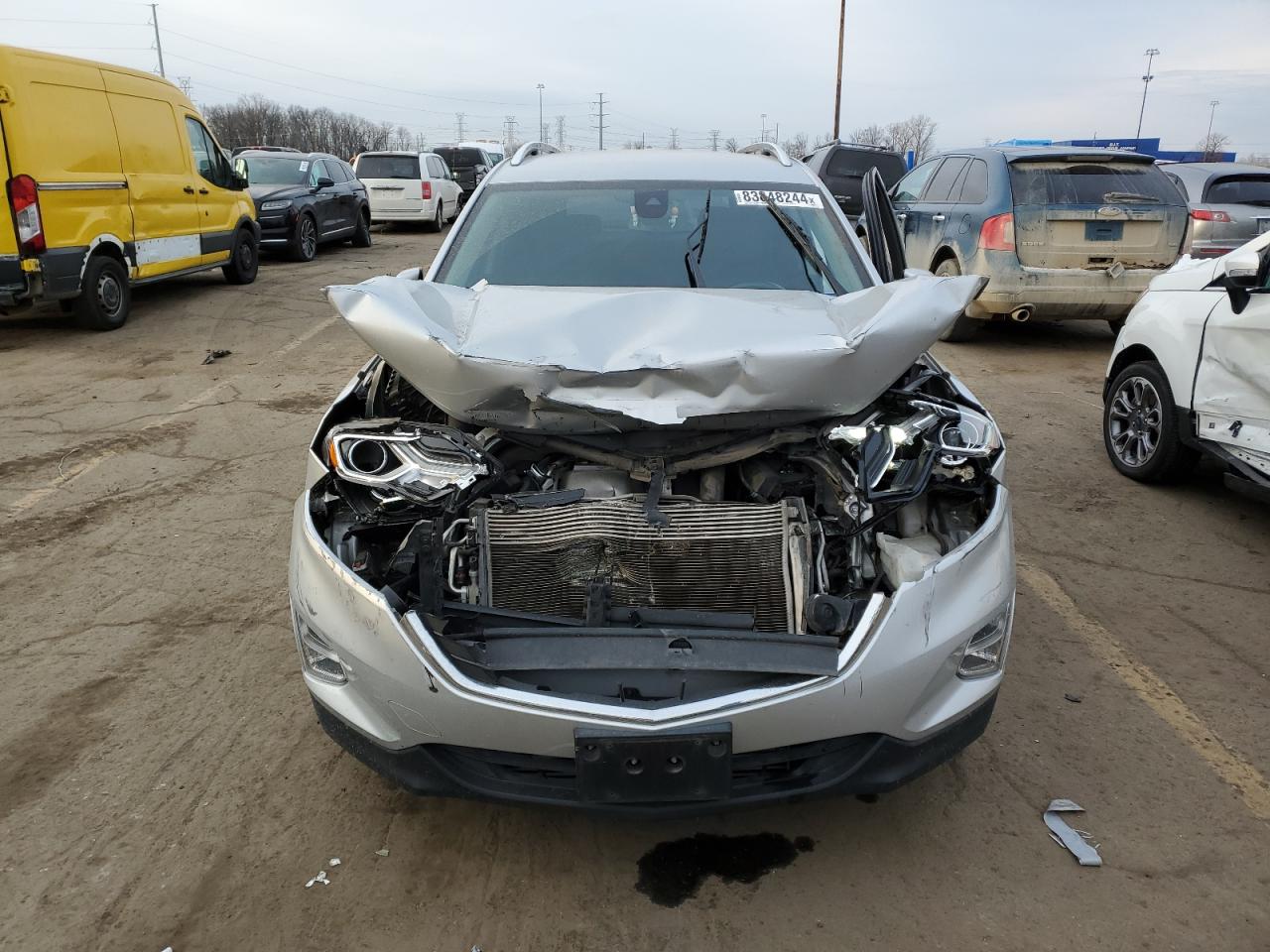 2020 Chevrolet Equinox VIN 3GNAXLEX5LS633198 Copart auction photo, front end damage thumbnail 5