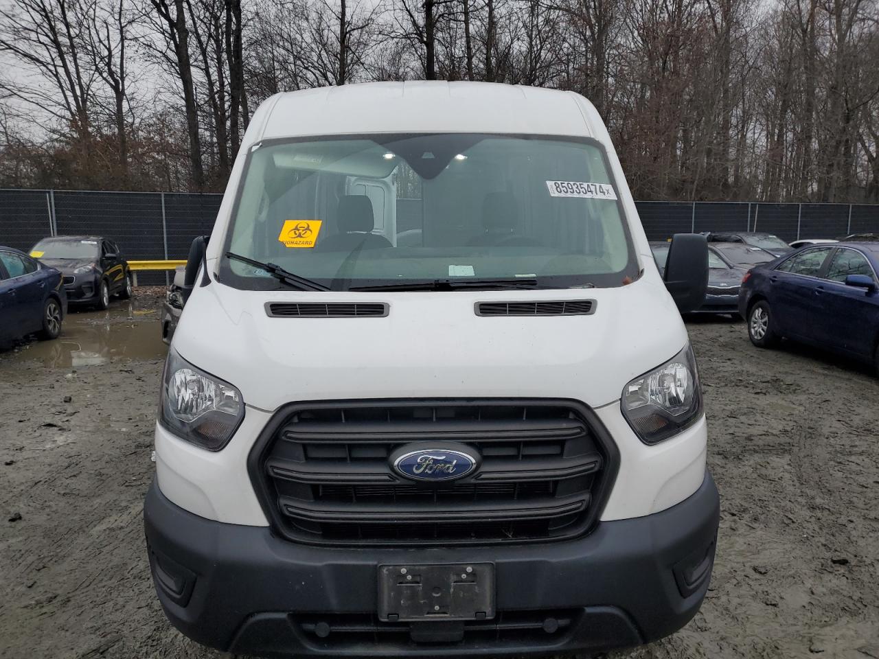 2020 Ford Transit VIN 1FTBR1C80LKB20332 Copart auction photo, rear end damage thumbnail 5