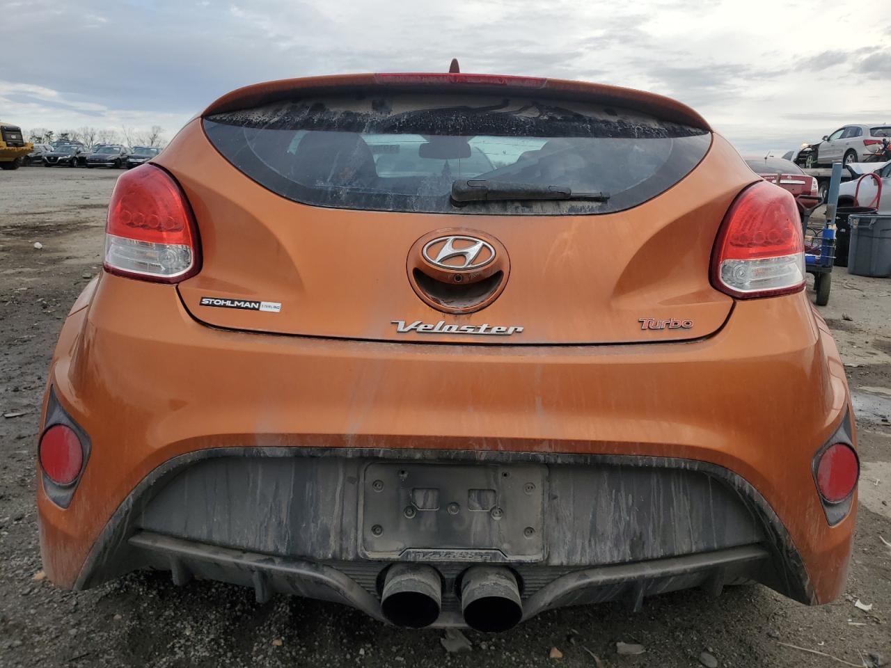 2016 Hyundai Veloster VIN KMHTC6AE7GU265904 Copart auction photo, front end / minor dent/scratches damage thumbnail 6