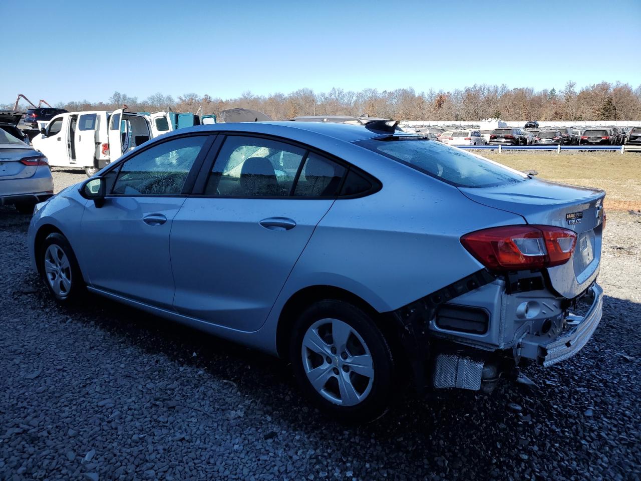 2017 Chevrolet Cruze VIN 1G1BC5SM7H7160949 Copart auction photo, rear end damage thumbnail 2