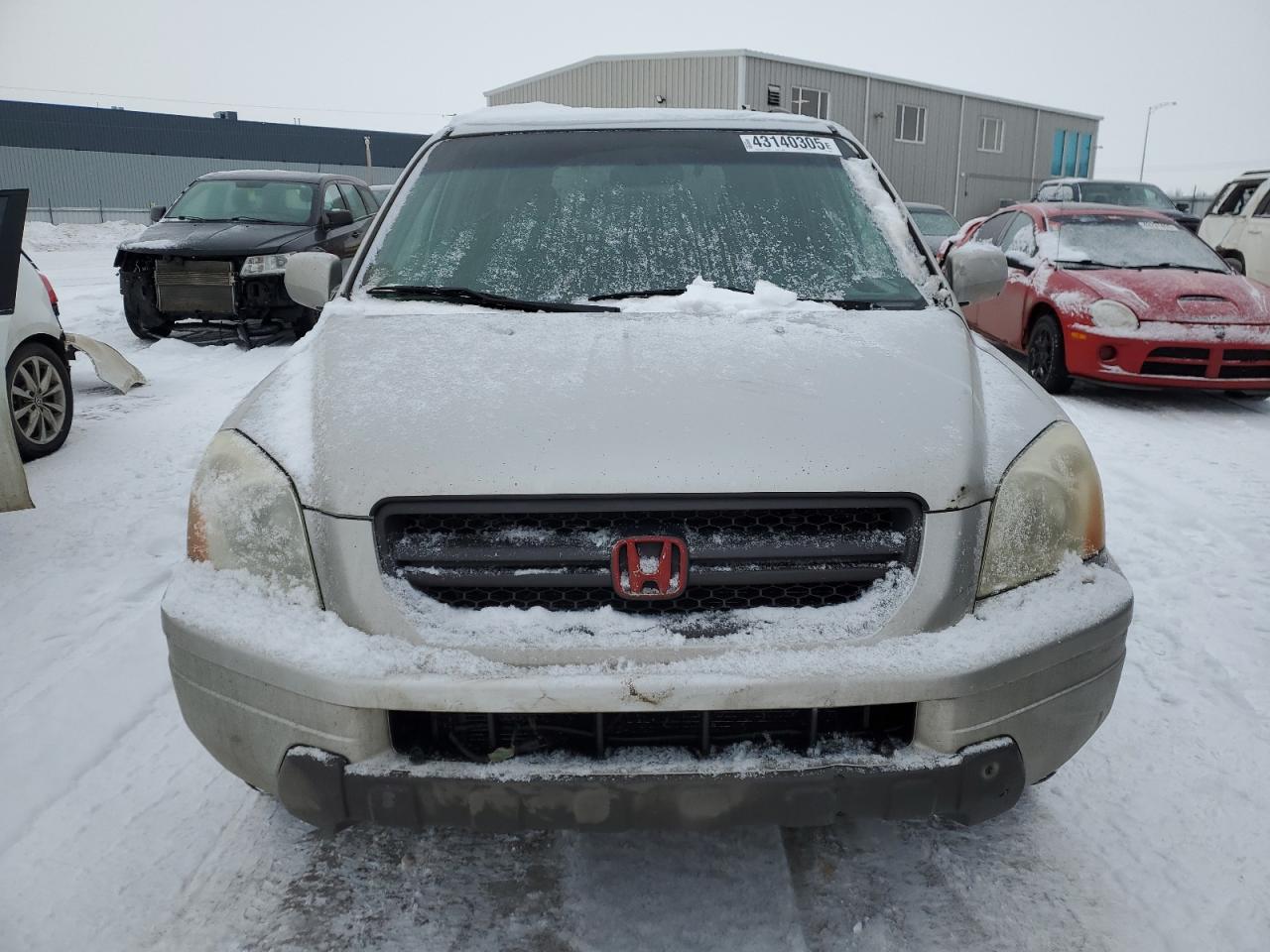 2004 Honda Pilot VIN 2HKYF18494H000893 Copart auction photo, rear end / front end damage thumbnail 5