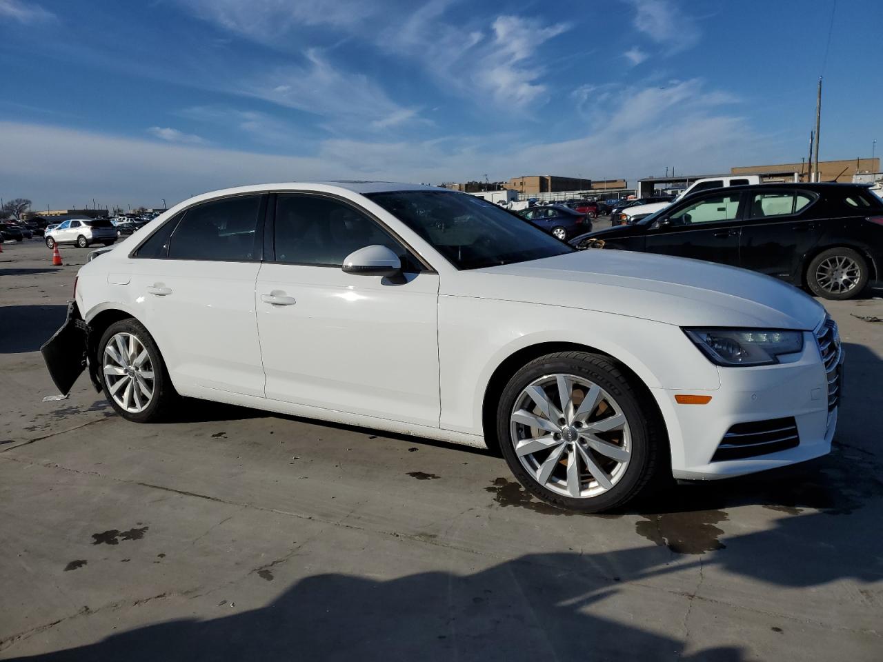 2016 Audi A4 VIN WAUANAF40HN004390 Copart auction photo, rear end / side damage thumbnail 4