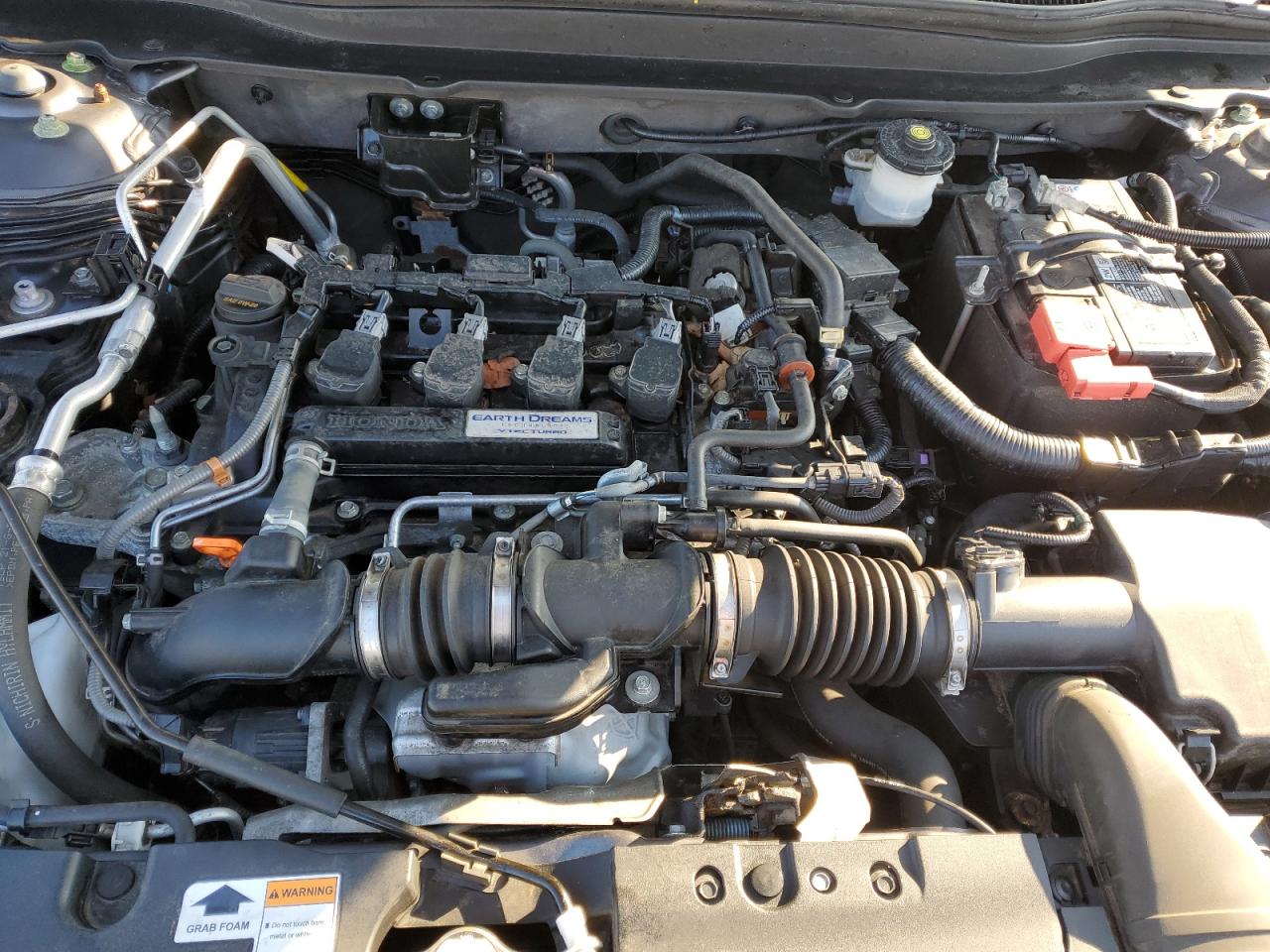 2019 Honda Accord VIN 1HGCV1F32KA055781 Copart auction photo, front end damage thumbnail 12