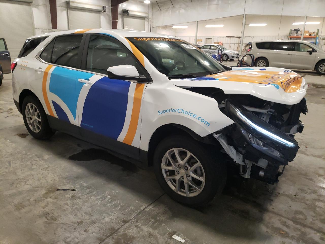 2023 Chevrolet Equinox VIN 3GNAXUEG0PS161407 Copart auction photo, front end damage thumbnail 4