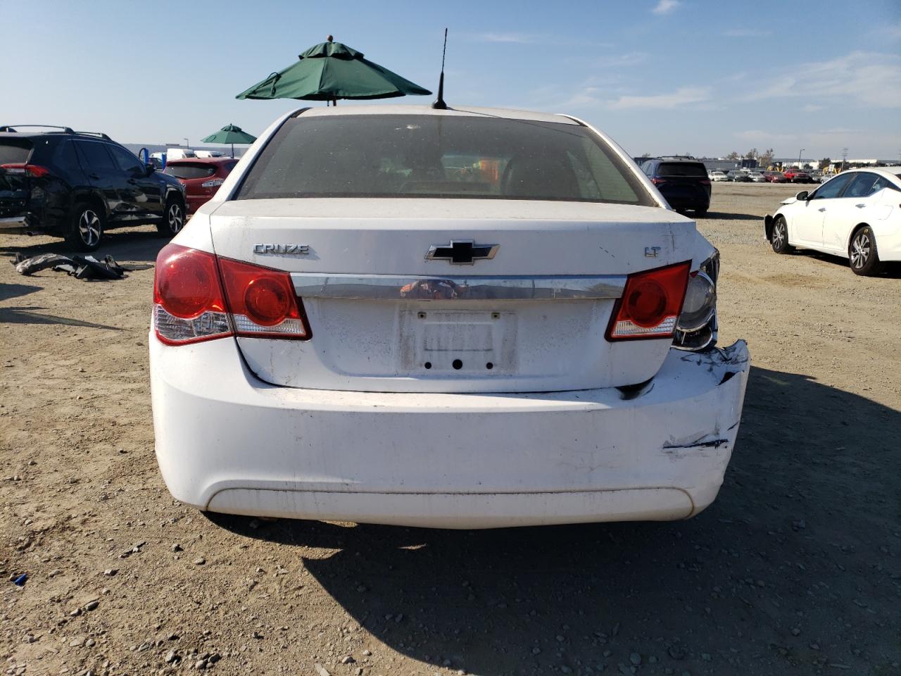 2013 Chevrolet Cruze VIN 1G1PE5SB0D7328357 Copart auction photo, rear end damage thumbnail 6