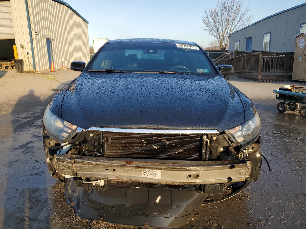 2013 Ford Taurus VIN 1FAHP2KT2DG166105 Copart auction photo, front end / undercarriage damage thumbnail 5