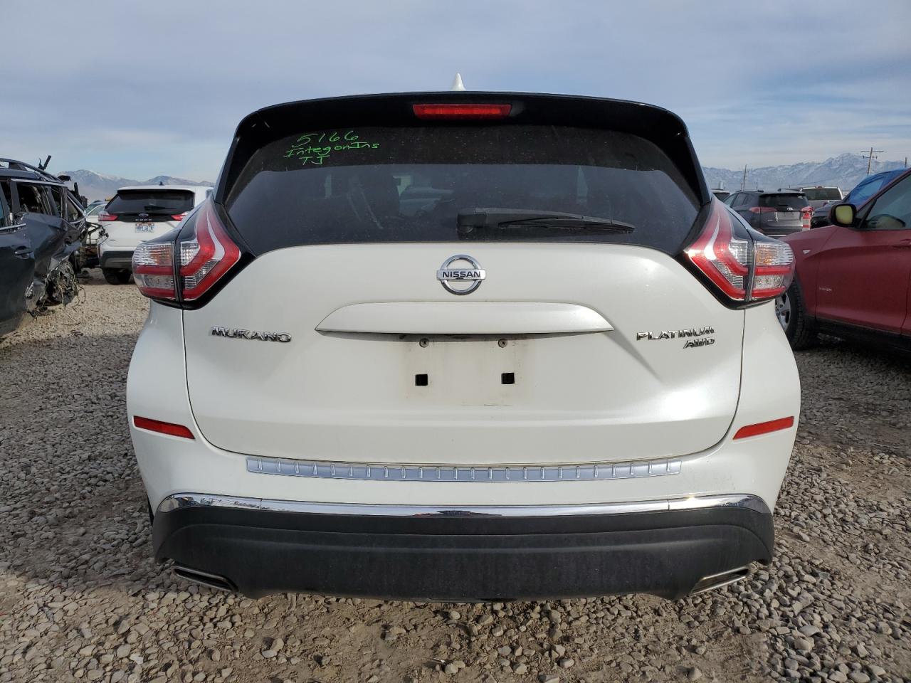 2016 Nissan Murano VIN 5N1AZ2MH2GN150271 Copart auction photo, front end damage thumbnail 6
