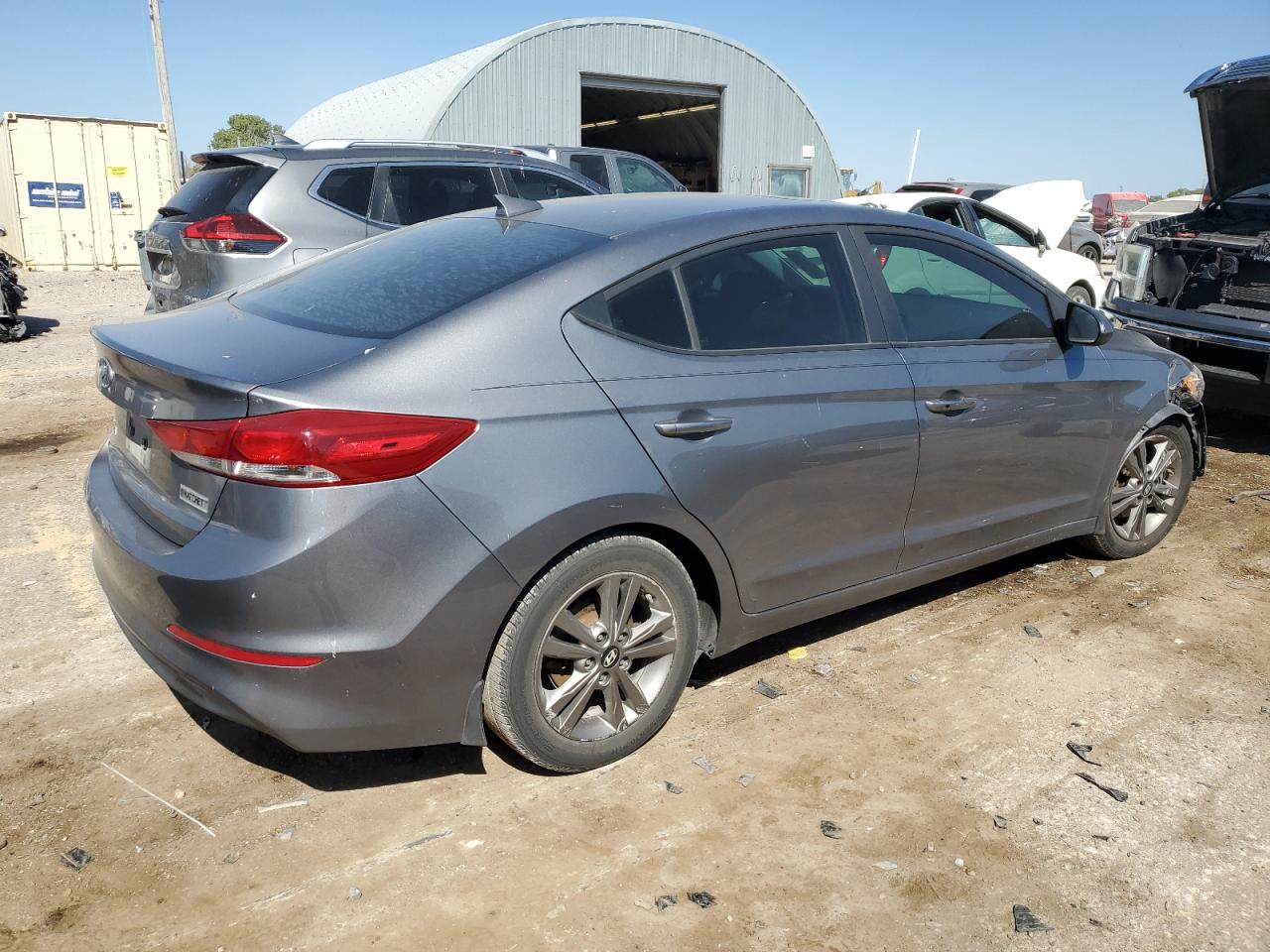 2018 Hyundai Elantra VIN 5NPD84LF5JH299815 Copart auction photo, front end / minor dent/scratches damage thumbnail 3