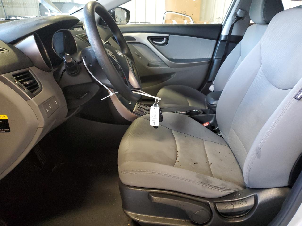 2013 Hyundai Elantra VIN KMHDH4AEXDU955846 Copart auction photo, vandalism damage thumbnail 7