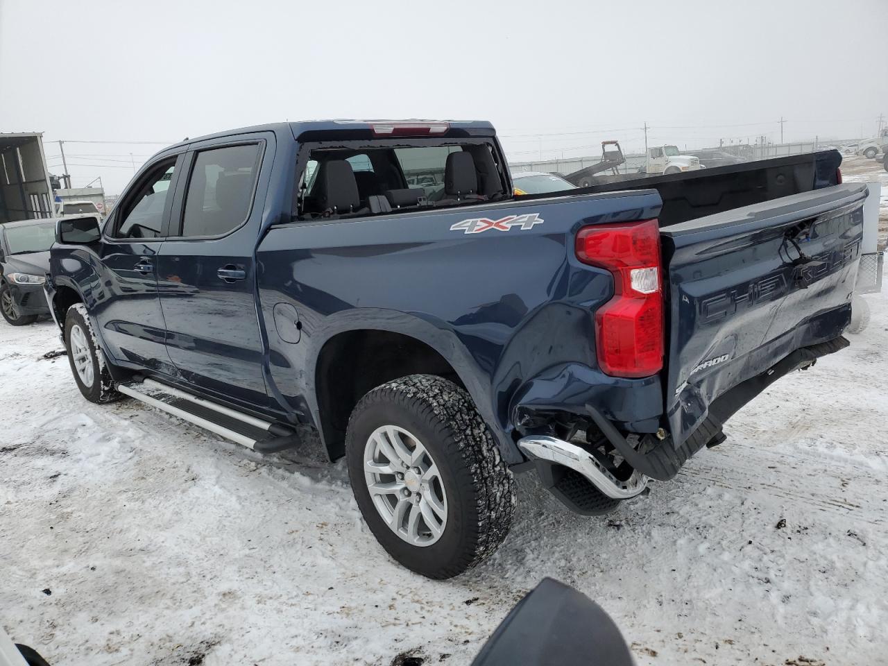 2021 Chevrolet Silverado VIN 1GCUYDED4MZ295537 Copart auction photo, rear end / all over damage thumbnail 2