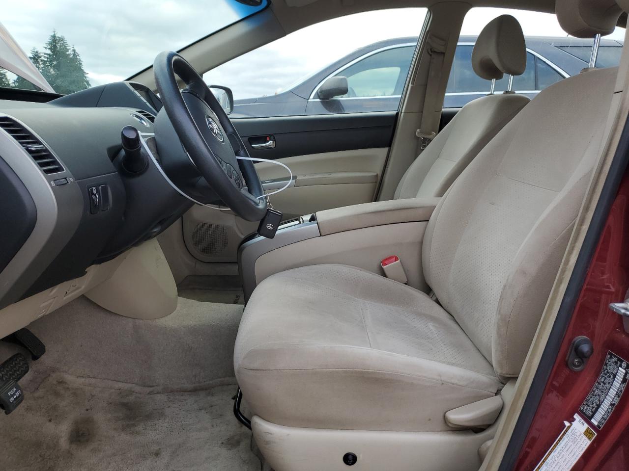 2005 Toyota Prius VIN JTDKB20U357037074 Copart auction photo, front end damage thumbnail 7