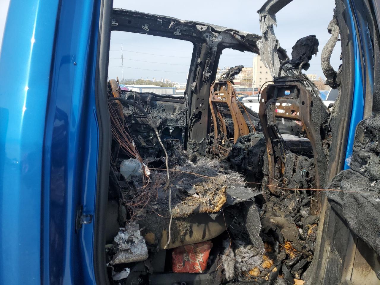 2020 Ford F250 VIN 1FT7W2BT2LEC43963 Copart auction photo, burn damage thumbnail 11