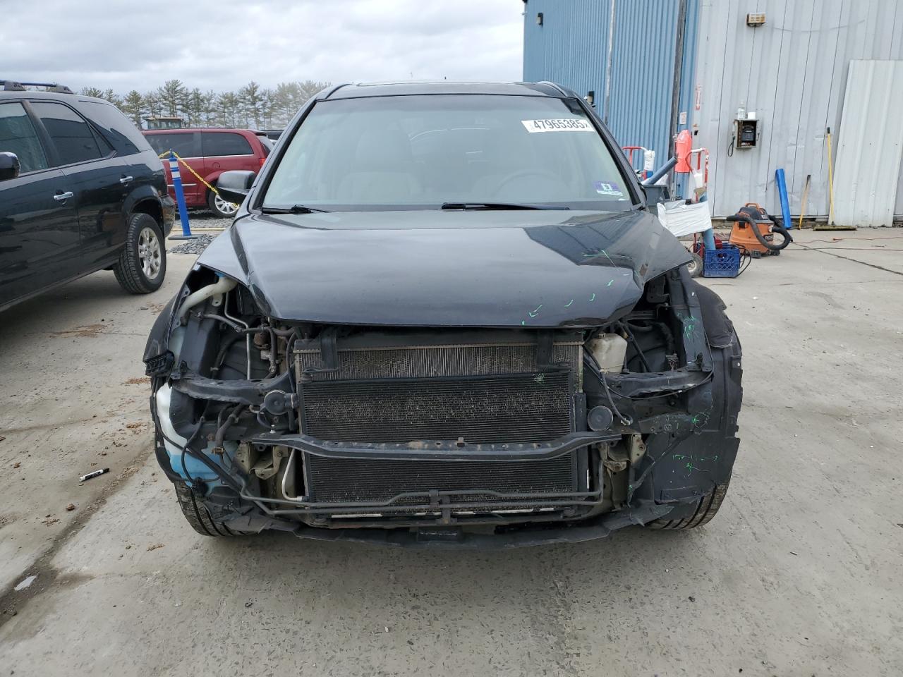 2010 Honda CR-V VIN 5J6RE4H58AL088242 Copart auction photo, front end / side damage thumbnail 5