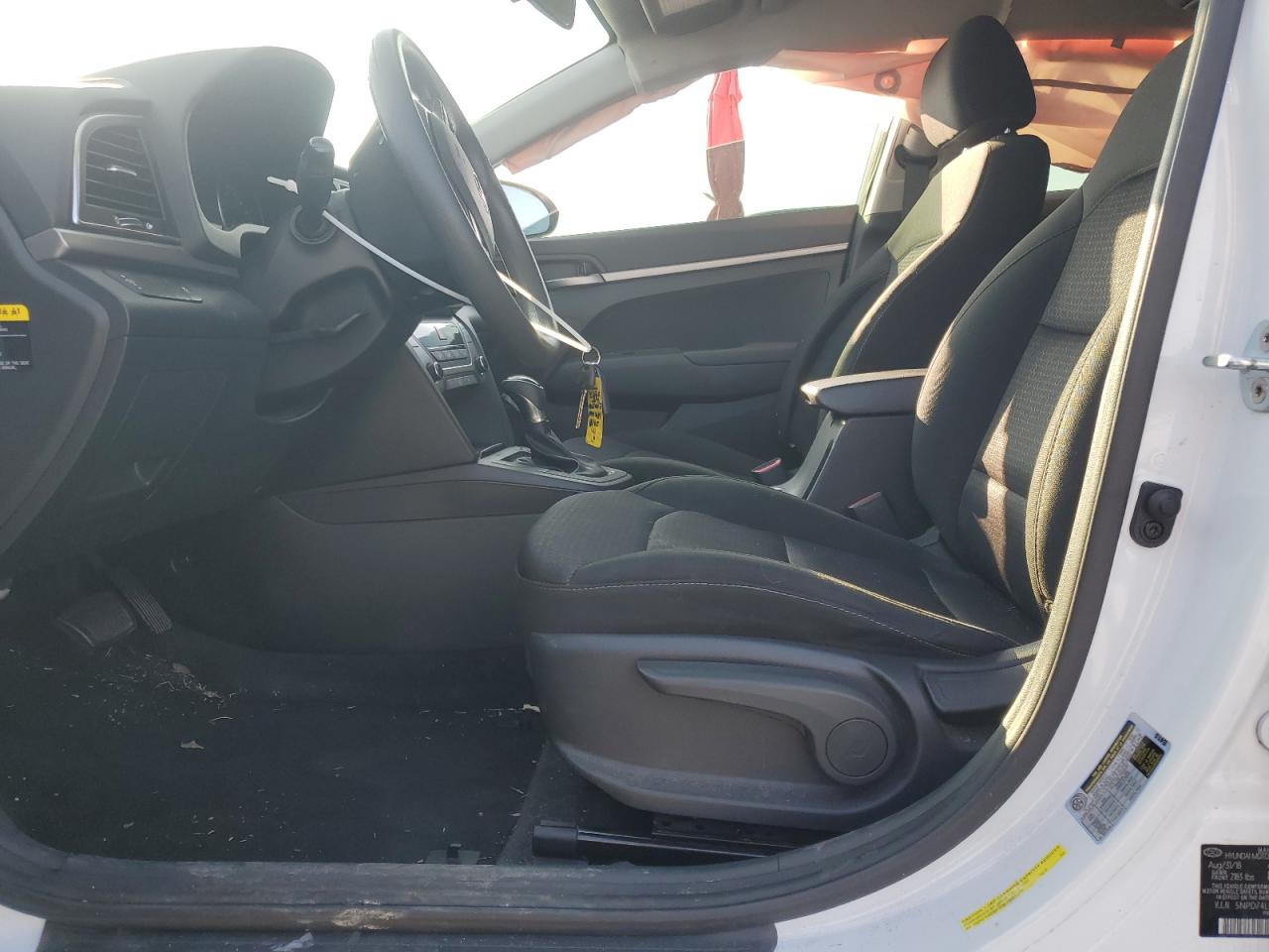 2018 Hyundai Elantra VIN 5NPD74LF9JH402852 Copart auction photo, side / front end damage thumbnail 7