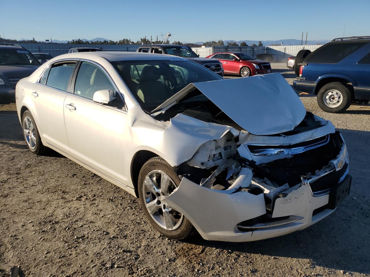 2011 Chevrolet Malibu VIN 1G1ZD5E1XBF180896 Copart auction photo, front end damage thumbnail 4