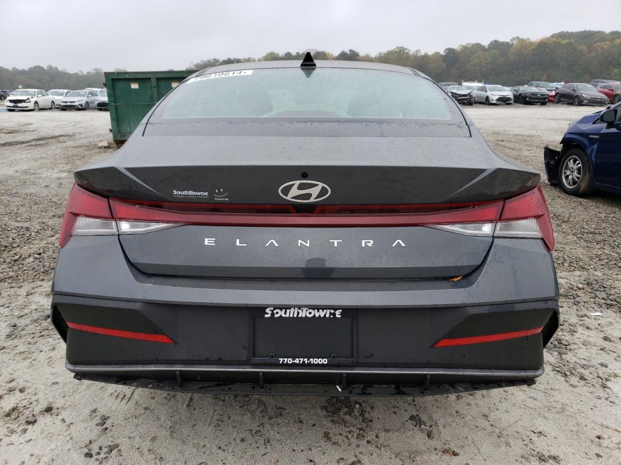 2024 Hyundai Elantra VIN KMHLM4DG0RU838479 Copart auction photo, front end / side damage thumbnail 6