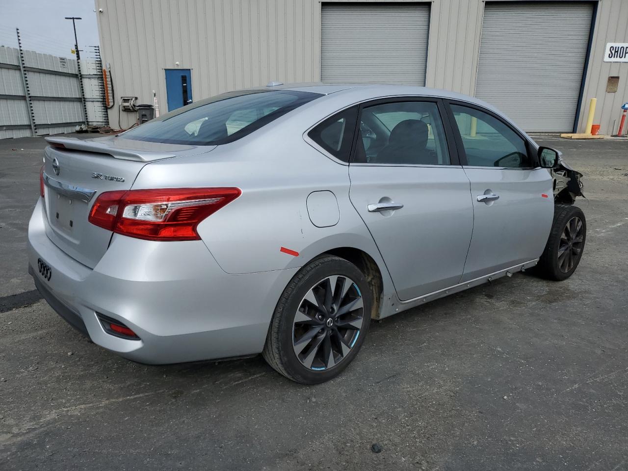 2017 Nissan Sentra VIN 3N1CB7AP6HY315465 Copart auction photo, front end / side damage thumbnail 3