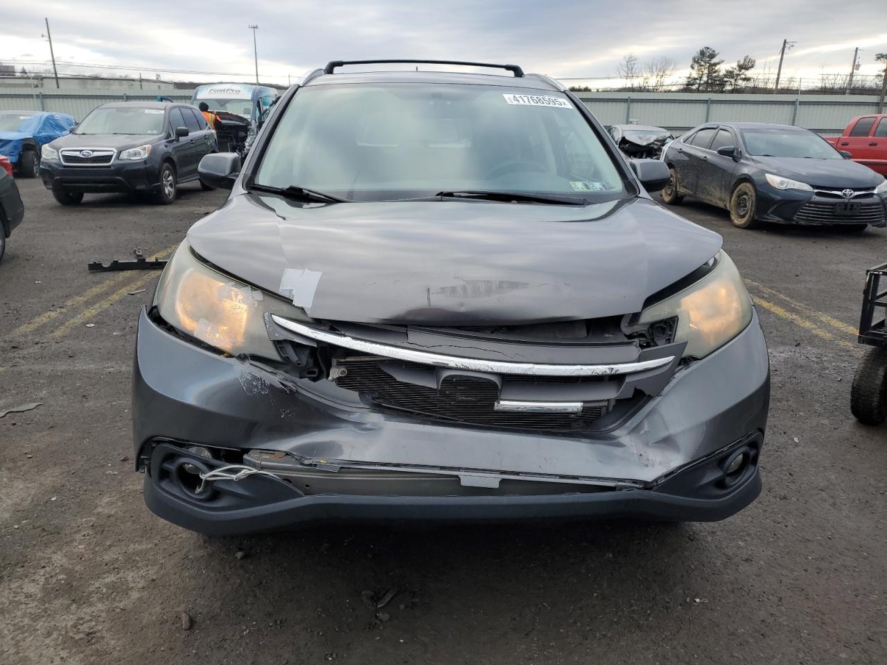 2014 Honda CR-V VIN 2HKRM4H57EH704998 Copart auction photo, front end damage thumbnail 5