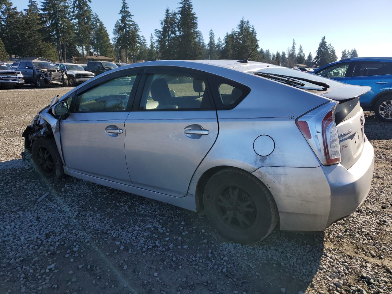 2015 Toyota Prius VIN JTDKN3DU7F0437611 Copart auction photo, front end damage thumbnail 2