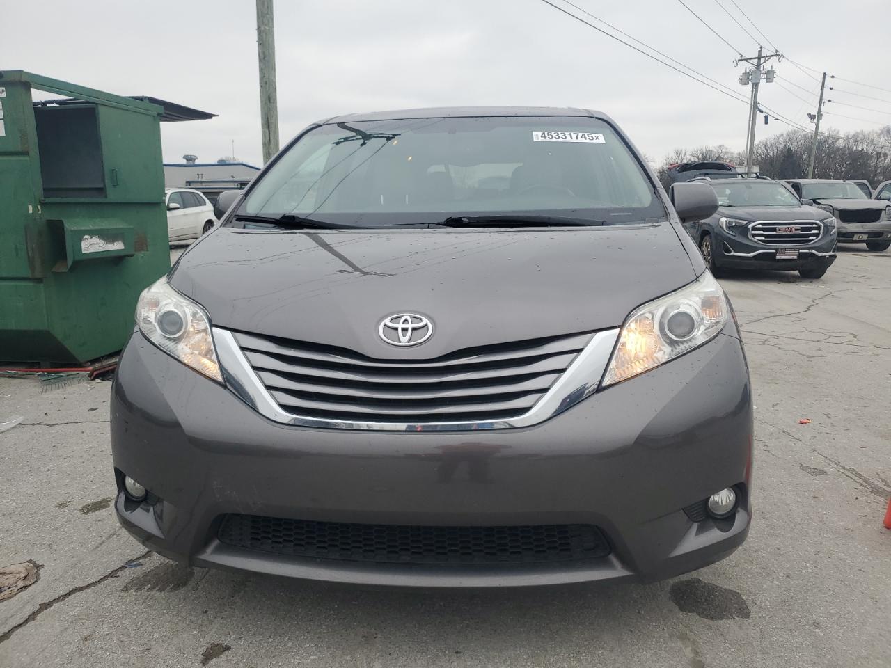 2015 Toyota Sienna VIN 5TDYK3DC9FS546742 Copart auction photo, rear end damage thumbnail 5