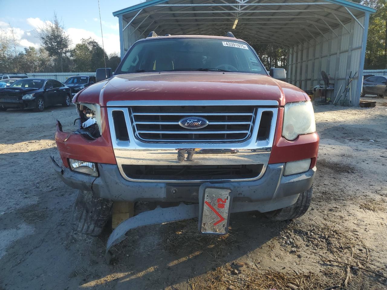 2010 Ford Explorer VIN 1FMEU3BE1AUA16265 Copart auction photo, front end damage thumbnail 5