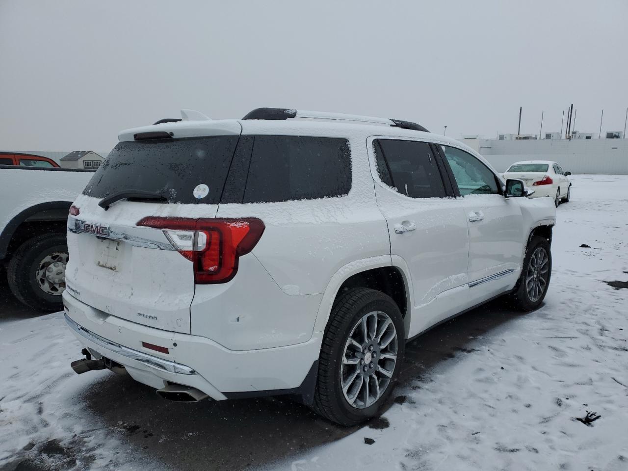 2021 GMC Acadia VIN 1GKKNXLS6MZ102232 Copart auction photo, front end damage thumbnail 3
