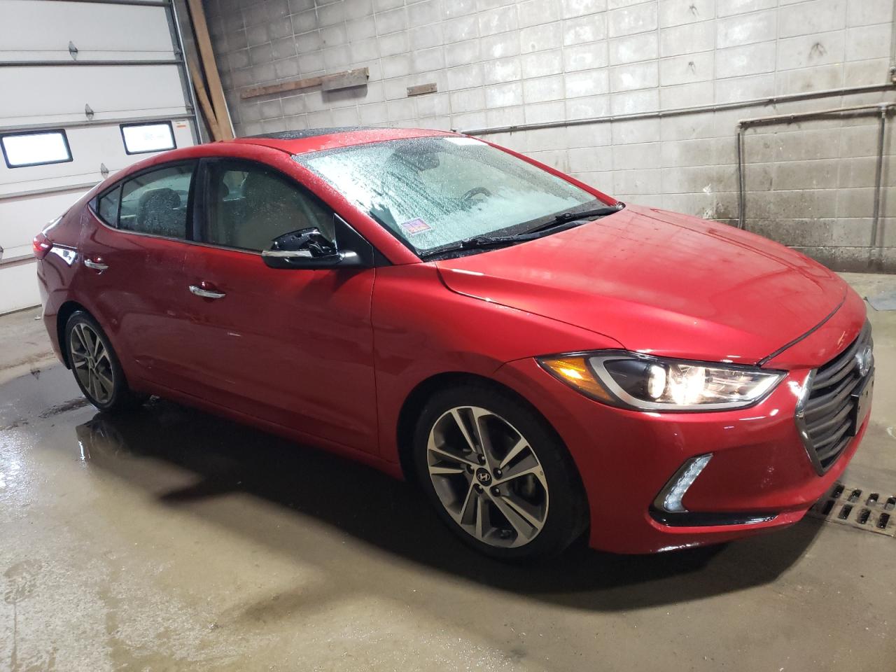 2017 Hyundai Elantra VIN 5NPD84LF5HH066401 Copart auction photo, front end / rear end damage thumbnail 4