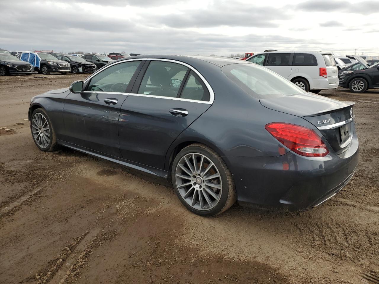 2016 Mercedes-Benz C-klasse VIN 55SWF4KB7GU106857 Copart auction photo, front end damage thumbnail 2