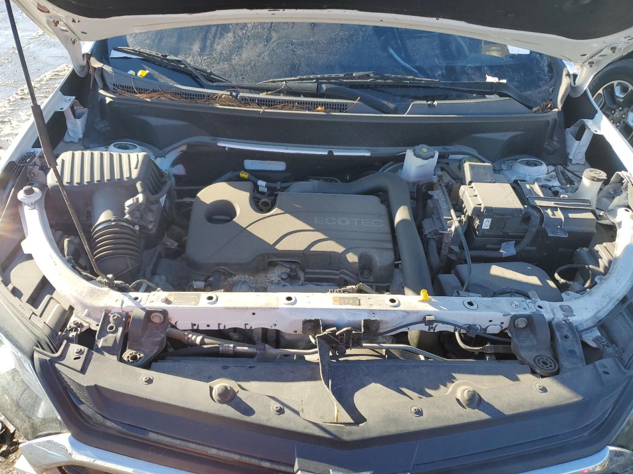 2021 Chevrolet Equinox VIN 2GNAXUEV9M6106155 Copart auction photo, front end / side damage thumbnail 11