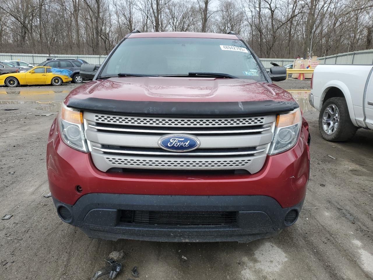 2013 Ford Explorer VIN 1FM5K7B93DGB71032 Copart auction photo, front end / side damage thumbnail 5