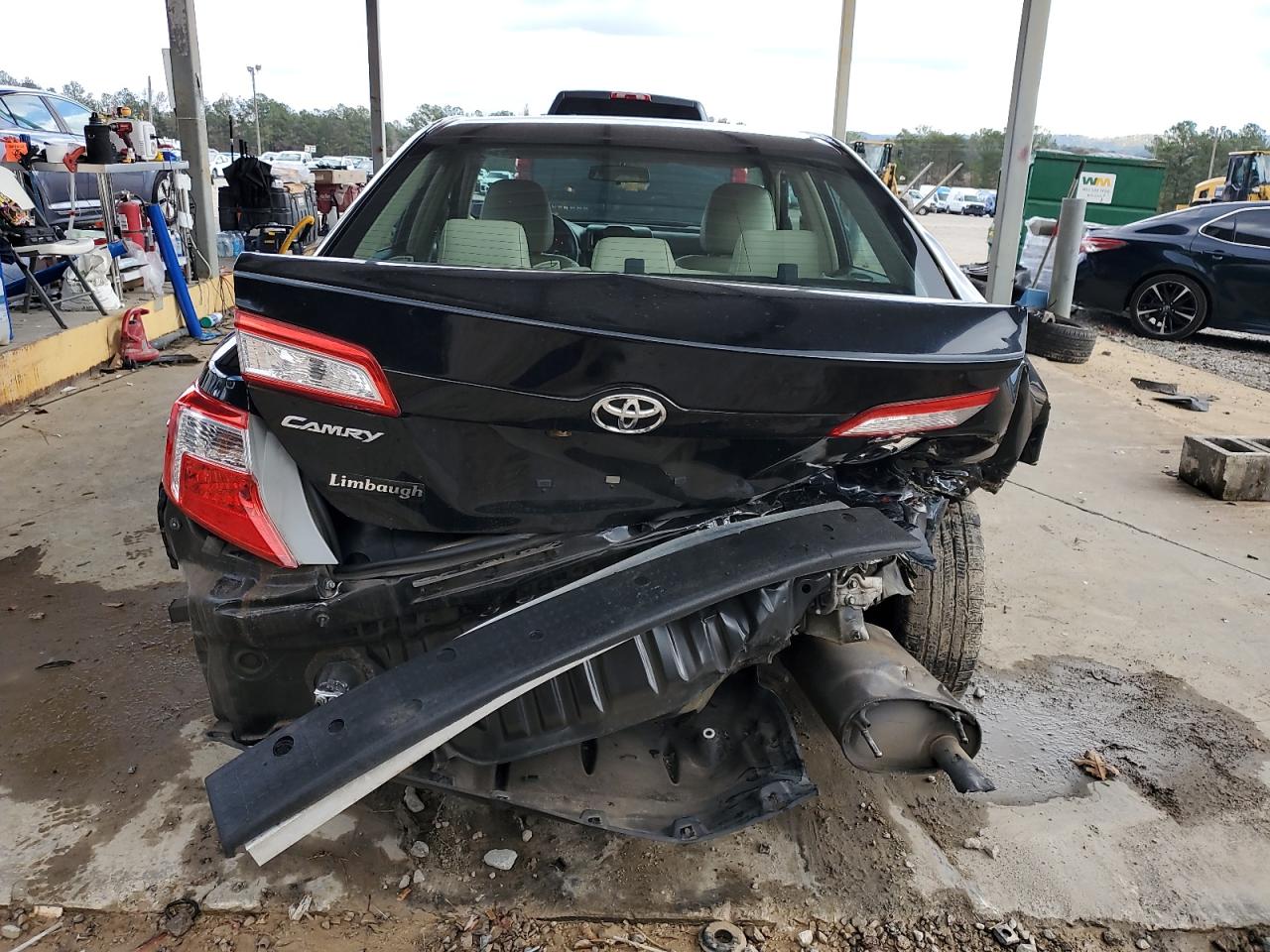 2014 Toyota Camry VIN 4T1BF1FK6EU391270 Copart auction photo, front end / rear end damage thumbnail 6