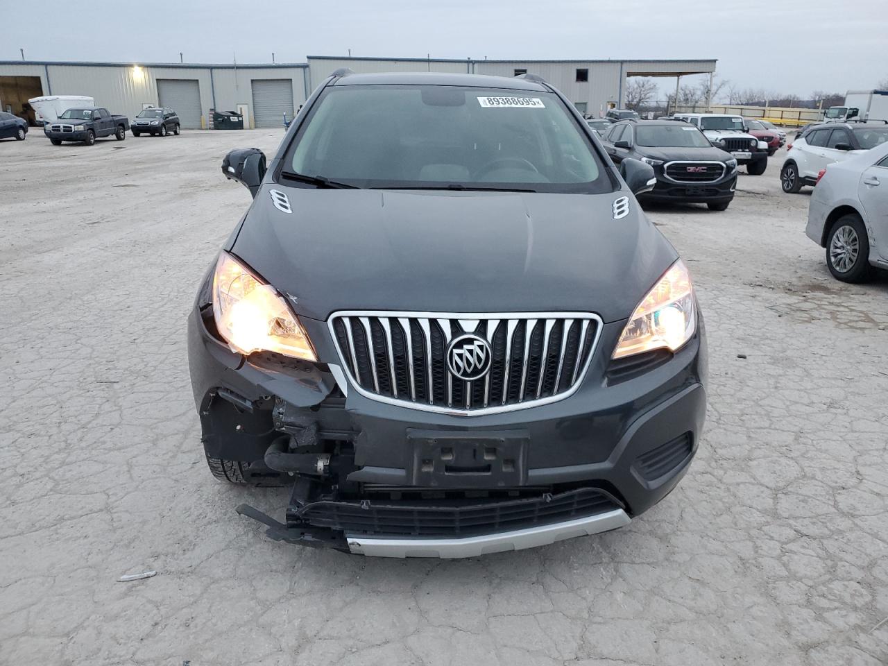 2016 Buick Encore VIN KL4CJASB3GB753710 Copart auction photo, front end / side damage thumbnail 5
