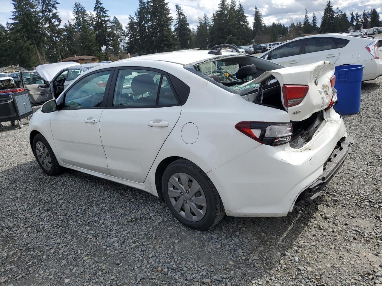 2019 KIA Rio VIN 3KPA24AB1KE178676 Copart auction photo, rear end damage thumbnail 2