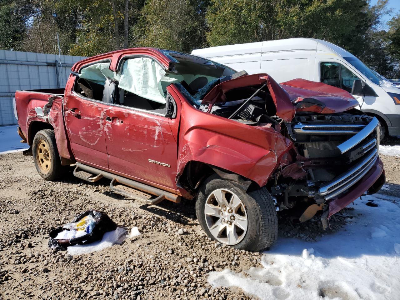 2016 GMC Canyon VIN 1GTG5CE3XG1285167 Copart auction photo, all over / top/roof damage thumbnail 4