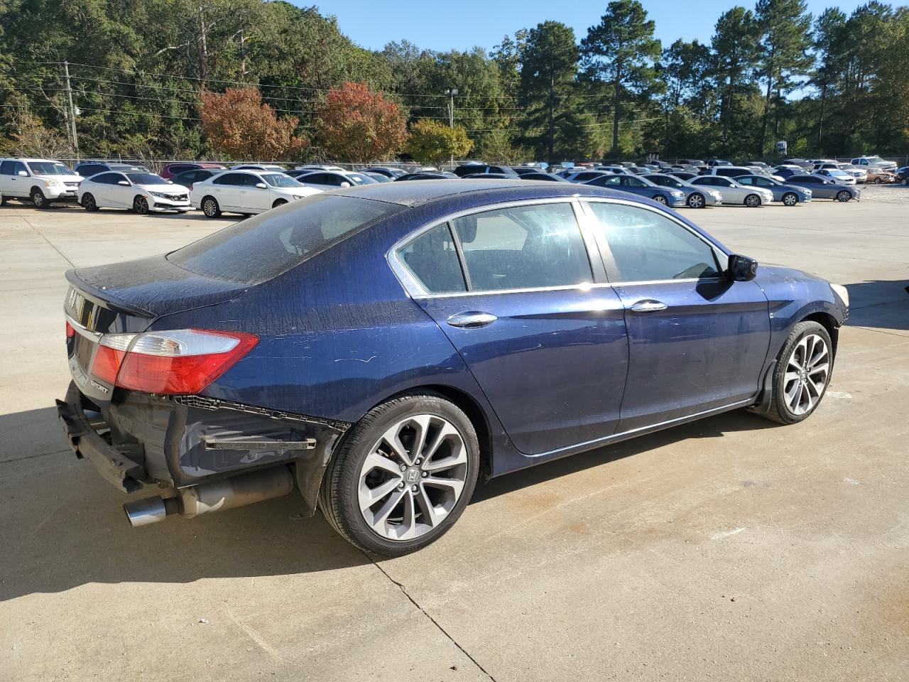 2015 Honda Accord VIN 1HGCR2F54FA010536 Copart auction photo, front end / all over damage thumbnail 3