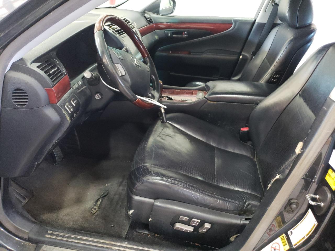 2007 Lexus LS VIN JTHBL46FX75037149 Copart auction photo, mechanical damage thumbnail 7