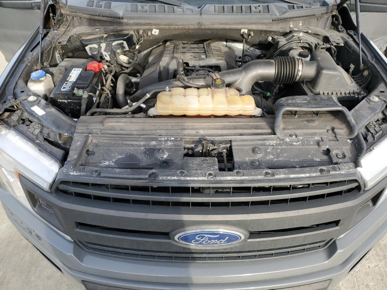 2018 Ford F-150 VIN 1FTMF1EP2JFE34625 Copart auction photo, front end / side damage thumbnail 11