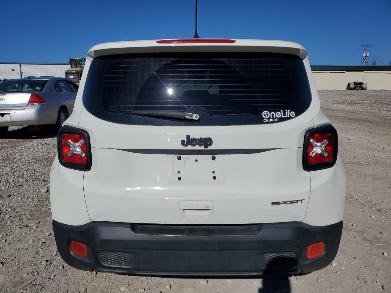 2018 Jeep Renegade VIN ZACCJAAB1JPG92989 Copart auction photo, front end damage thumbnail 6