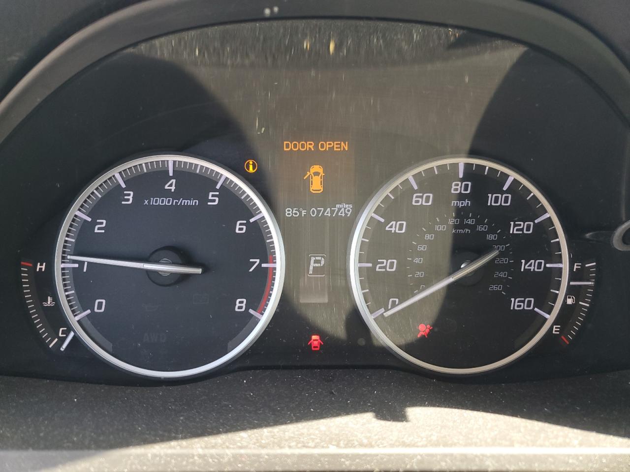 2016 Acura RDX VIN 5J8TB3H31GL003829 Copart auction photo, front end damage thumbnail 9