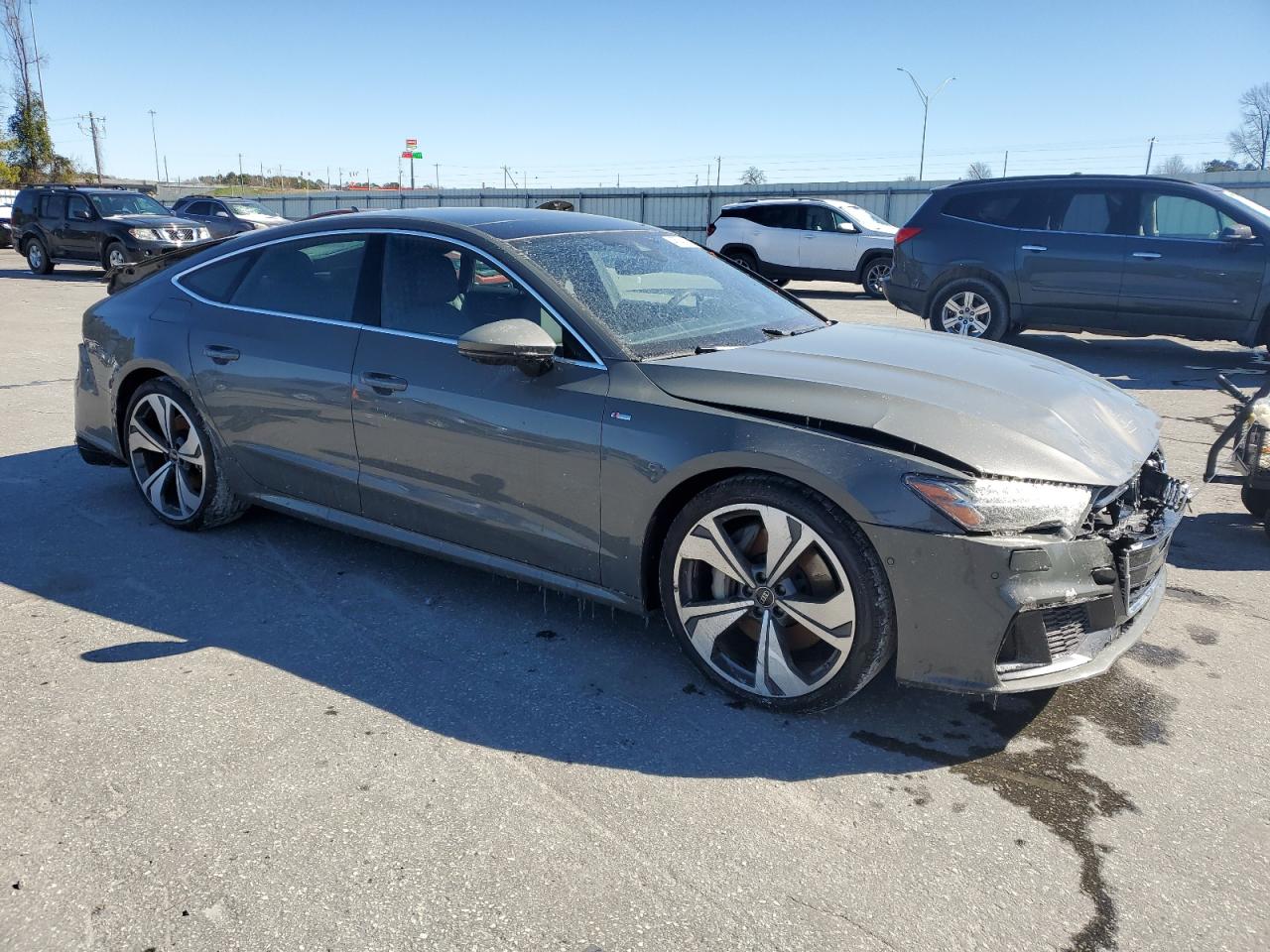 2022 Audi A7 VIN WAUV2BF22NN066481 Copart auction photo, rear end / front end damage thumbnail 4