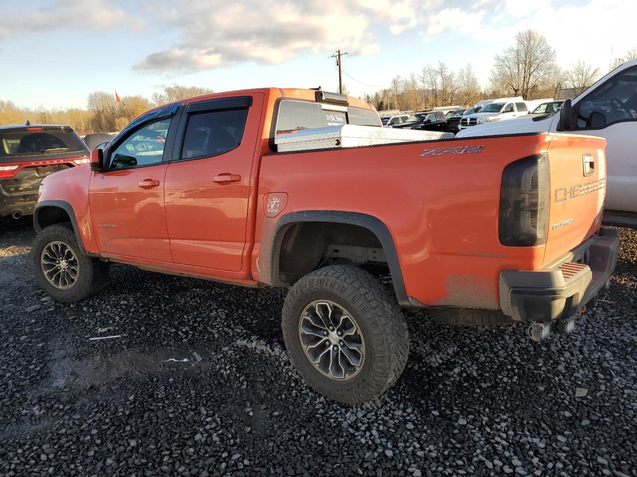 2021 Chevrolet Colorado VIN 1GCGTEEN5M1142481 Copart auction photo, front end / undercarriage damage thumbnail 2