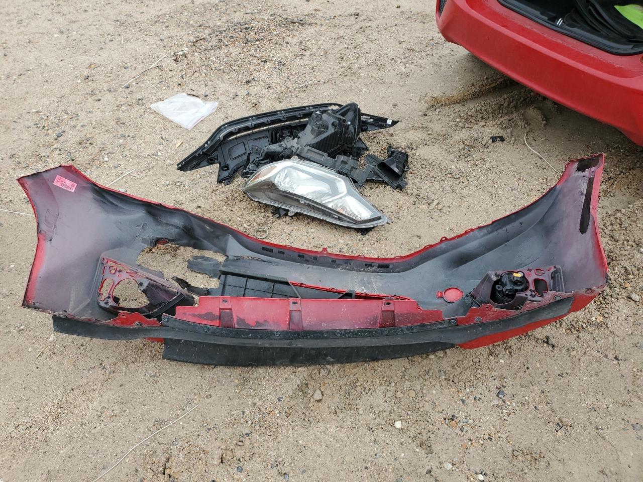 2017 Honda Fit VIN JHMGK5H77HS021322 Copart auction photo, front end damage thumbnail 14