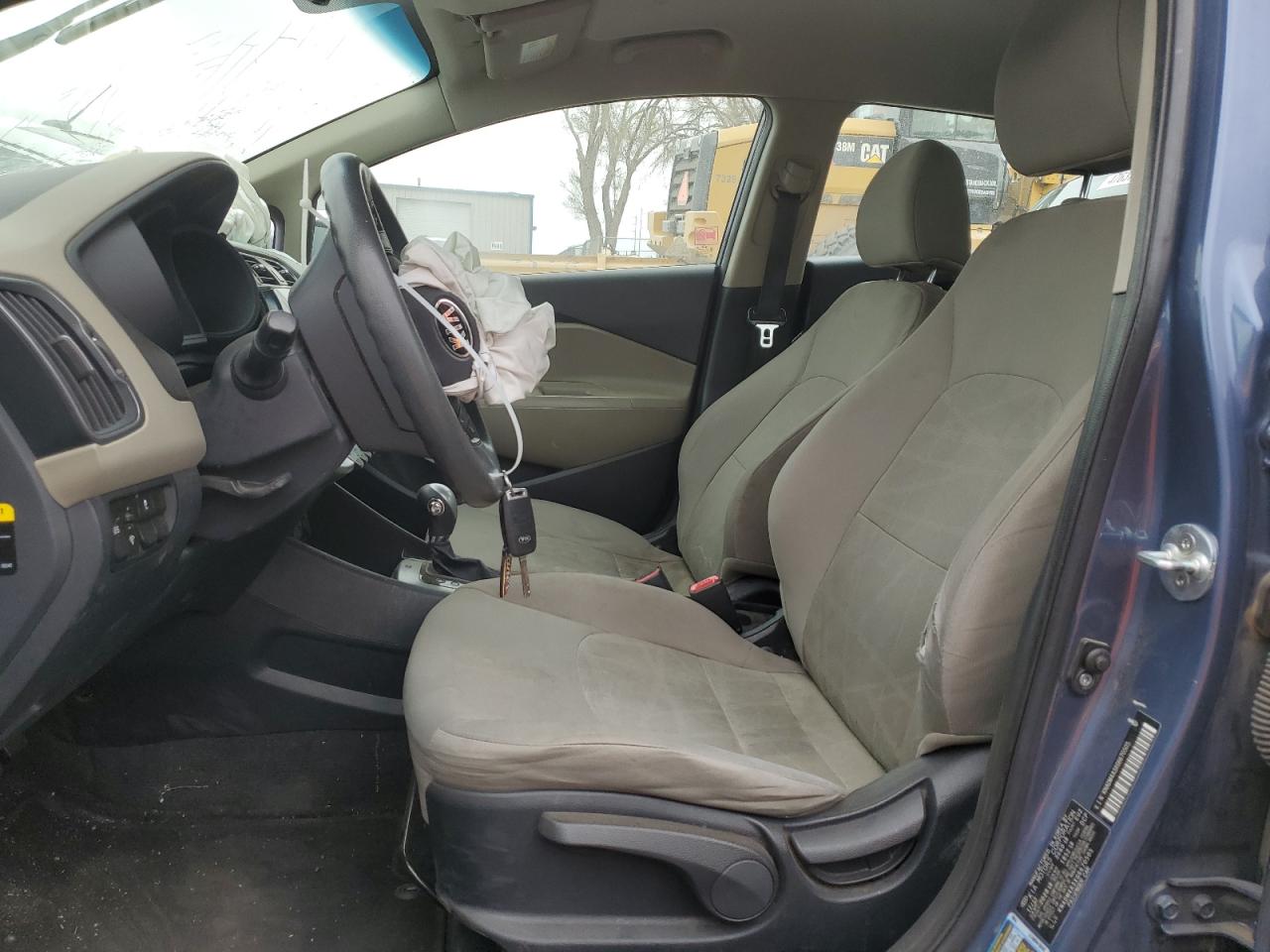 2016 KIA Rio VIN KNADM4A3XG6670505 Copart auction photo, front end / undercarriage damage thumbnail 7