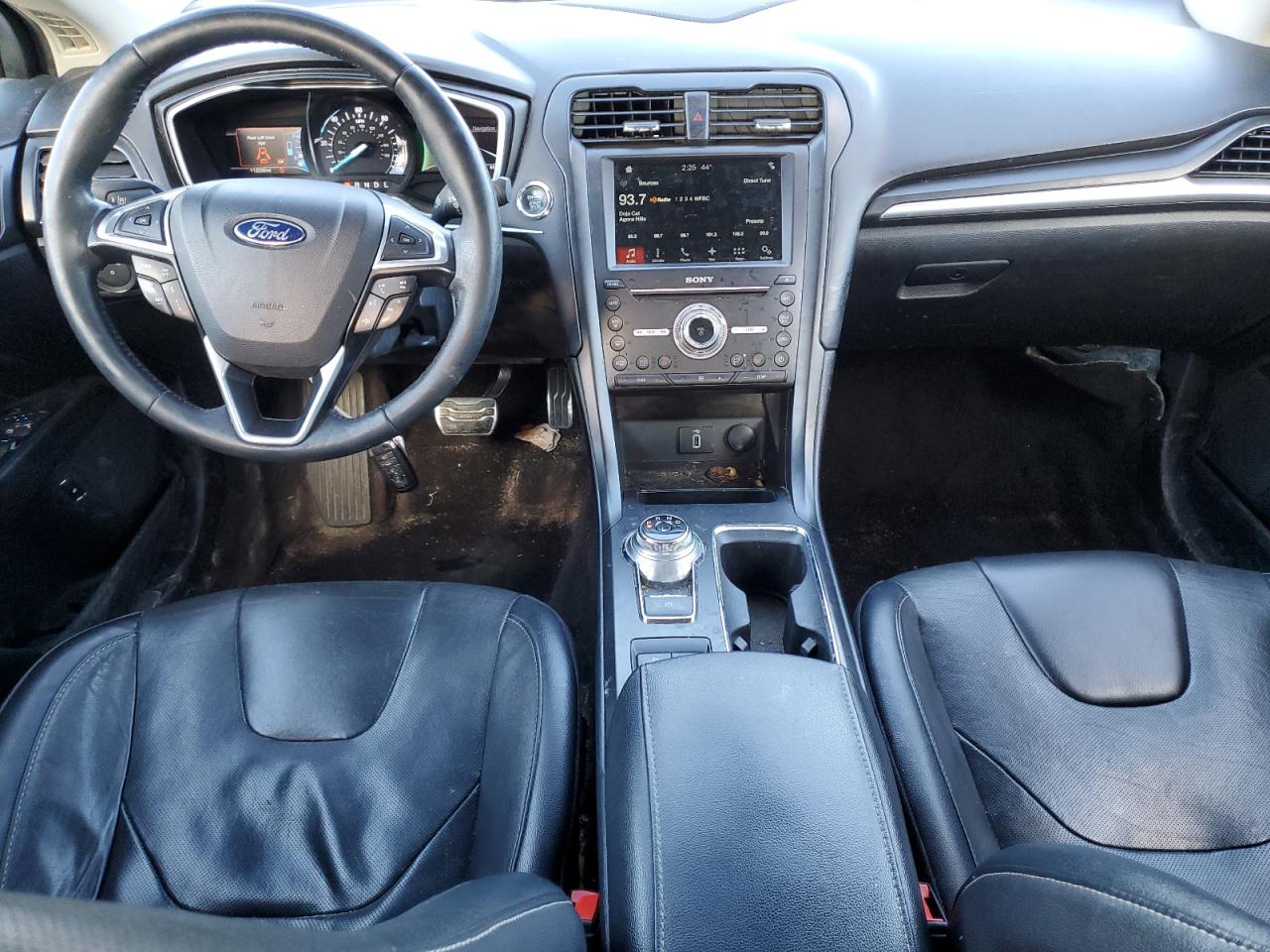 2017 Ford Fusion VIN 3FA6P0SU5HR201612 Copart auction photo, front end damage thumbnail 8