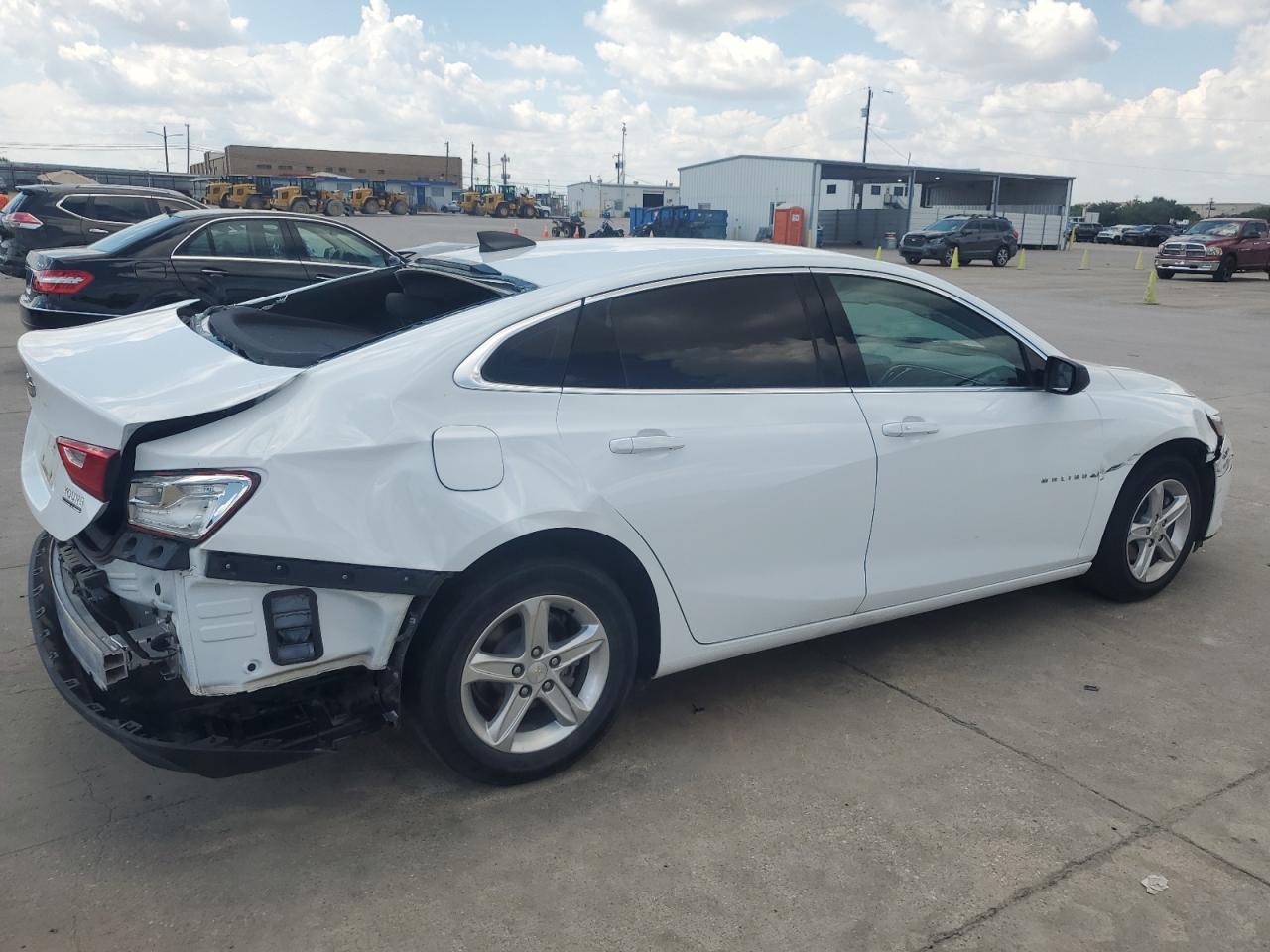 2021 Chevrolet Malibu VIN 1G1ZB5ST7MF041453 Copart auction photo, front end / rear end damage thumbnail 3
